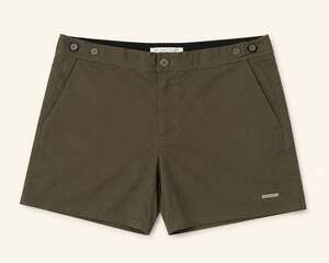 Parke & Ronen Olive Swim Trunks Board Shorts Size L